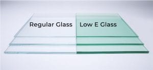 Regular glass vs Low E Glass comparison