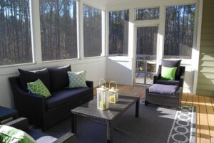 Dog Door in a Sunroom